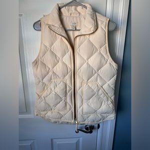 Cream XS J Crew women’s Vest